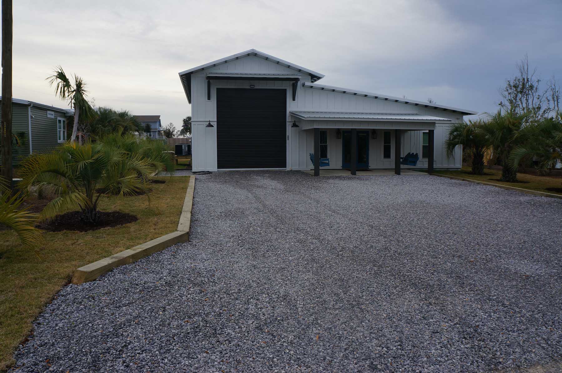 Custom built cottage with boat storage in Port St Joe, FL.