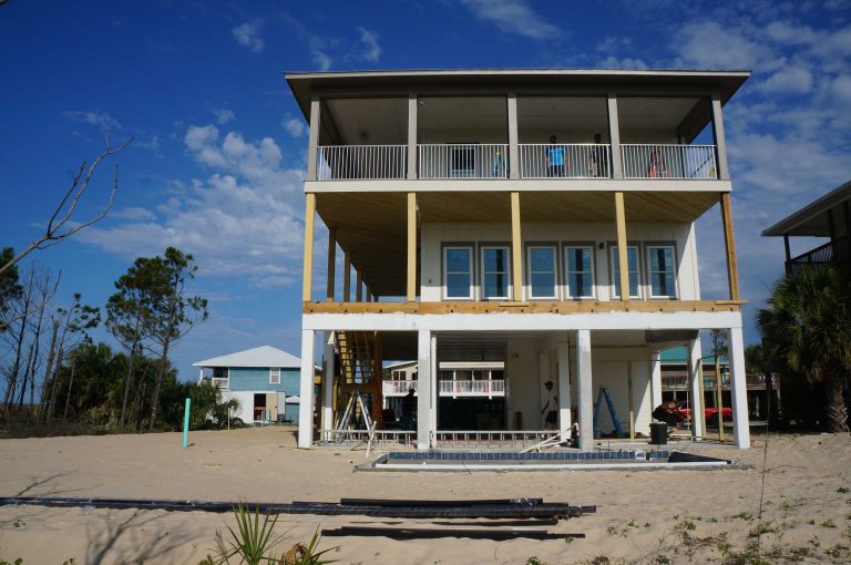 Construction photo of Palm St home.