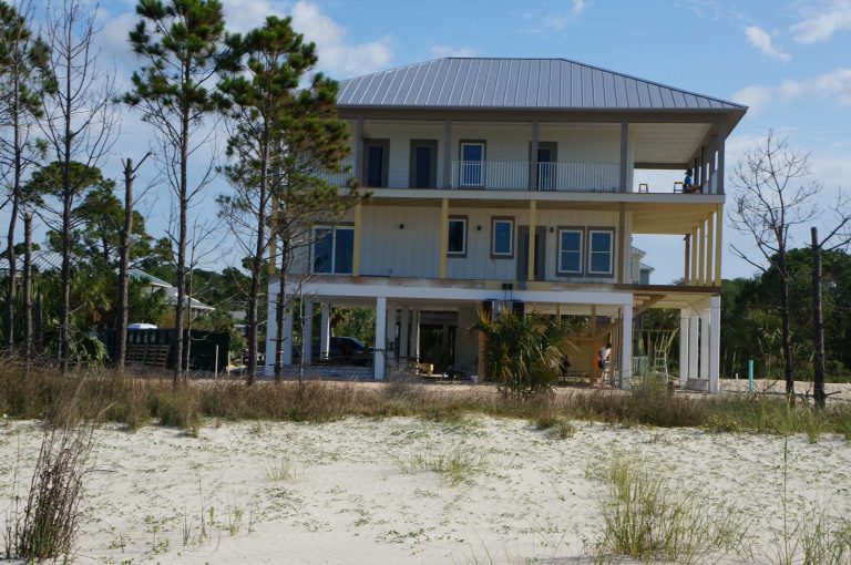 Three story home under construction in Mexico Beach. Are you looking for a new home builder?