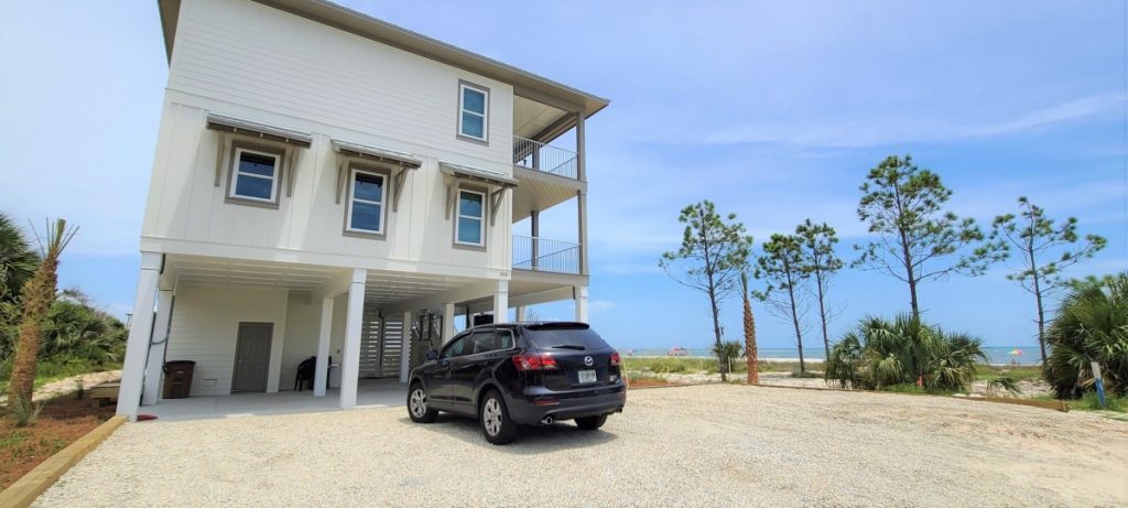 Front of newly constructed Port St Joe home.