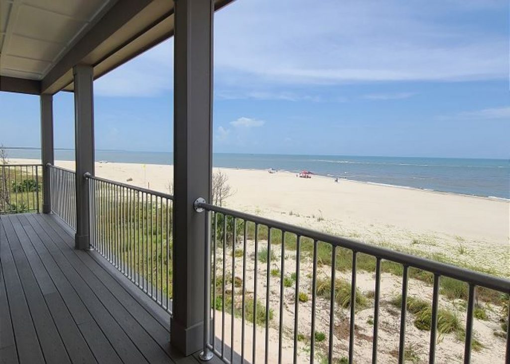 View of the beach