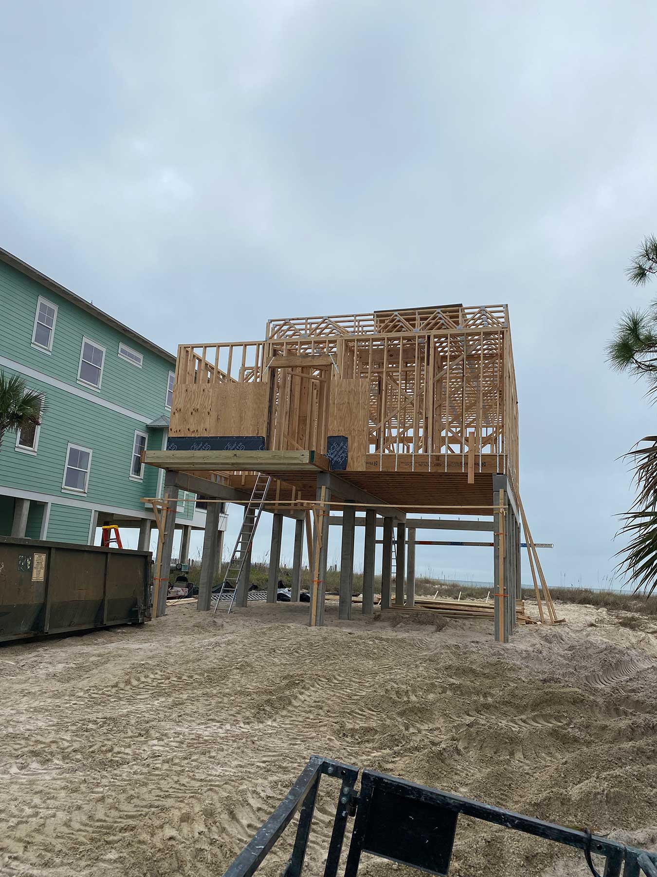 New waterfront home we are building near Cape San Blas and Apalachicola, FL